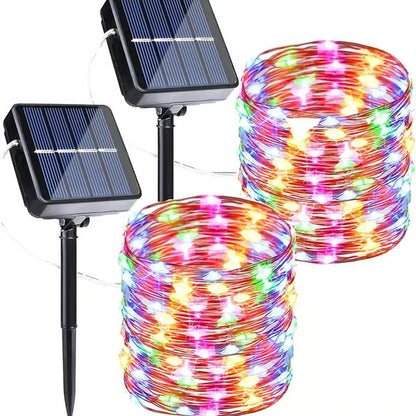 🔥Last Day-49-off🔥2-Pack Solar Outdoor String Lights