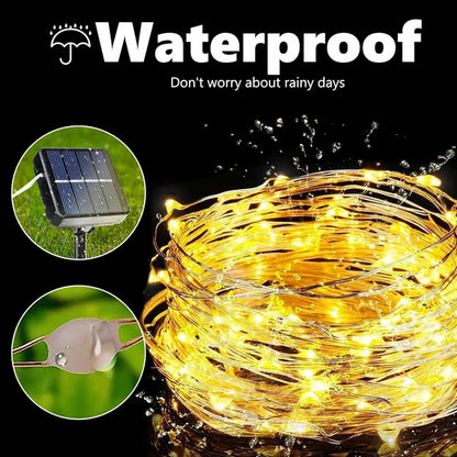 🔥Last Day-49-off🔥2-Pack Solar Outdoor String Lights