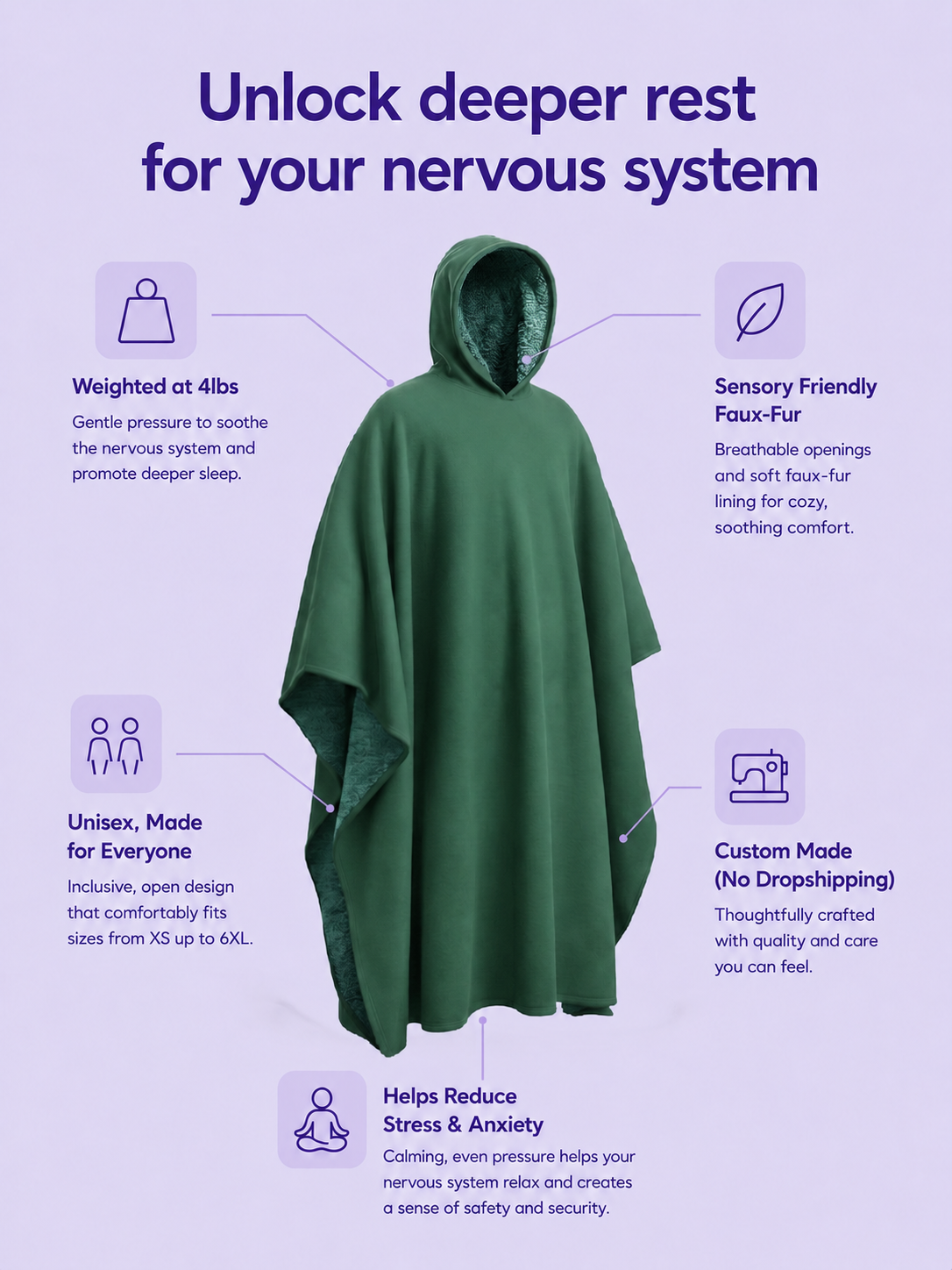 Meet The Wearable Weighted Blanket That Helps You Turn Your Brain Off