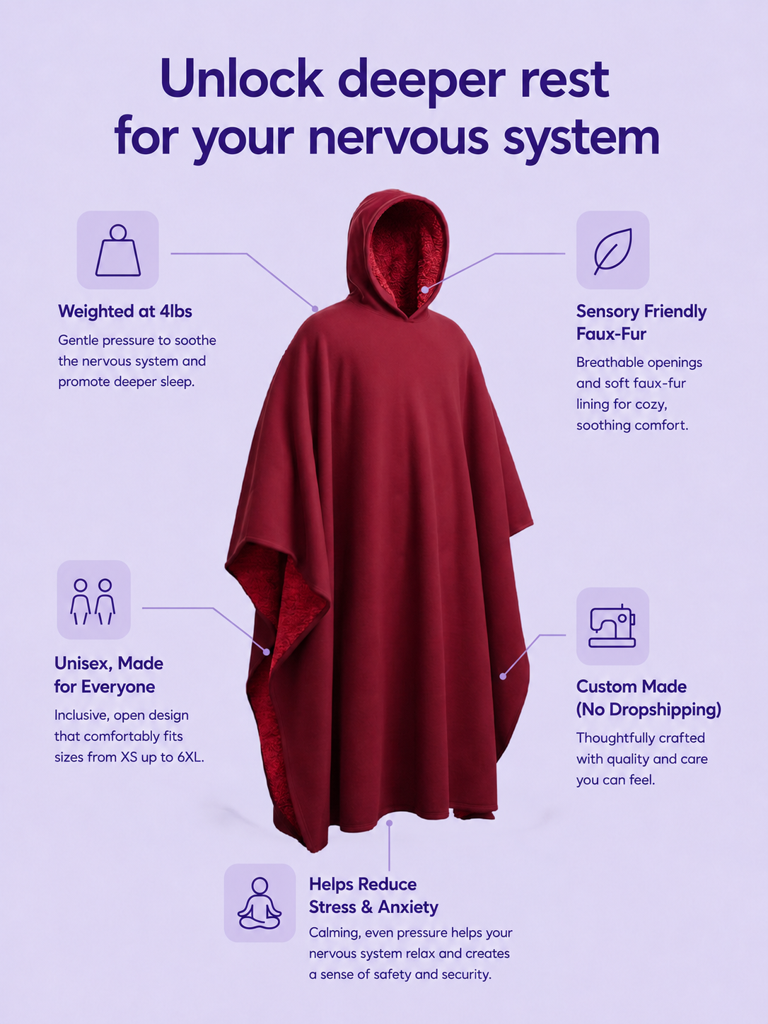 Meet The Wearable Weighted Blanket That Helps You Turn Your Brain Off