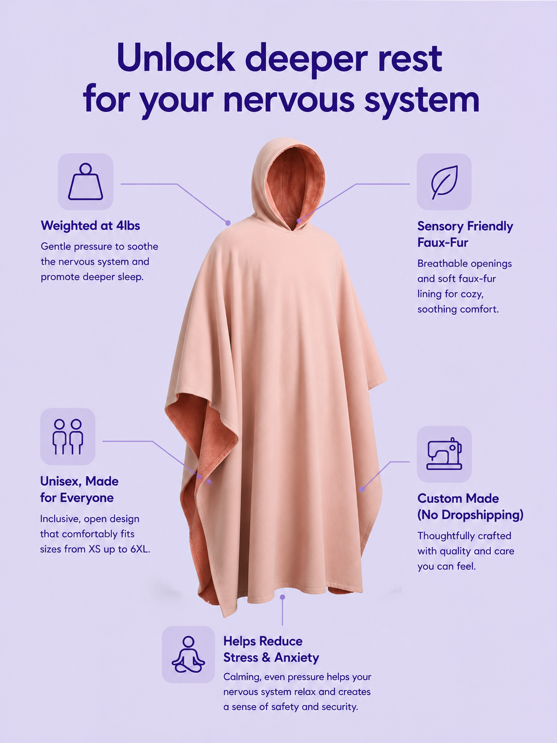 Meet The Wearable Weighted Blanket That Helps You Turn Your Brain Off