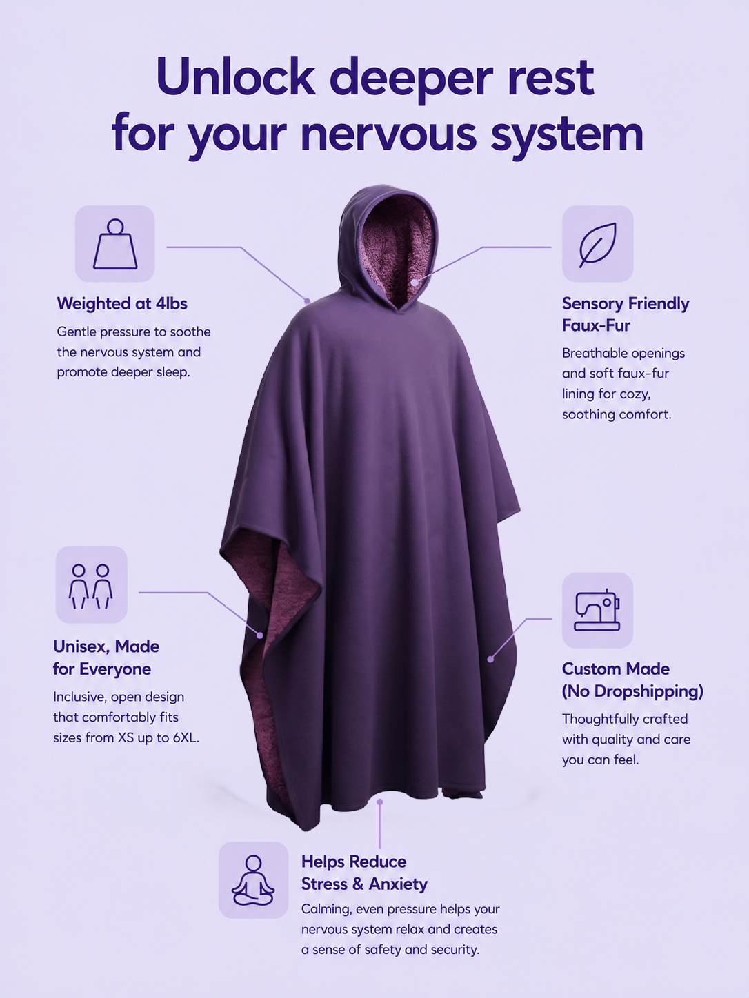 Meet The Wearable Weighted Blanket That Helps You Turn Your Brain Off