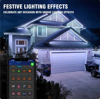 🎁Last Day Sale 49%OFF- Smart Rainbow LED Permanent Outdoor Light - Smartlight 🎁