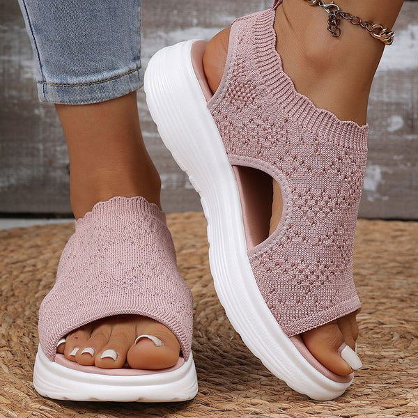 👡🔥 50% OFF! Women's Breathable Platform Sandals – Comfort and Style