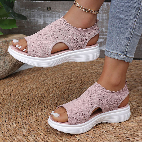 👡🔥 50% OFF! Women's Breathable Platform Sandals – Comfort and Style