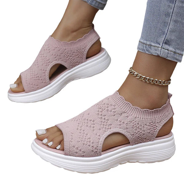 👡🔥 50% OFF! Women's Breathable Platform Sandals – Comfort and Style
